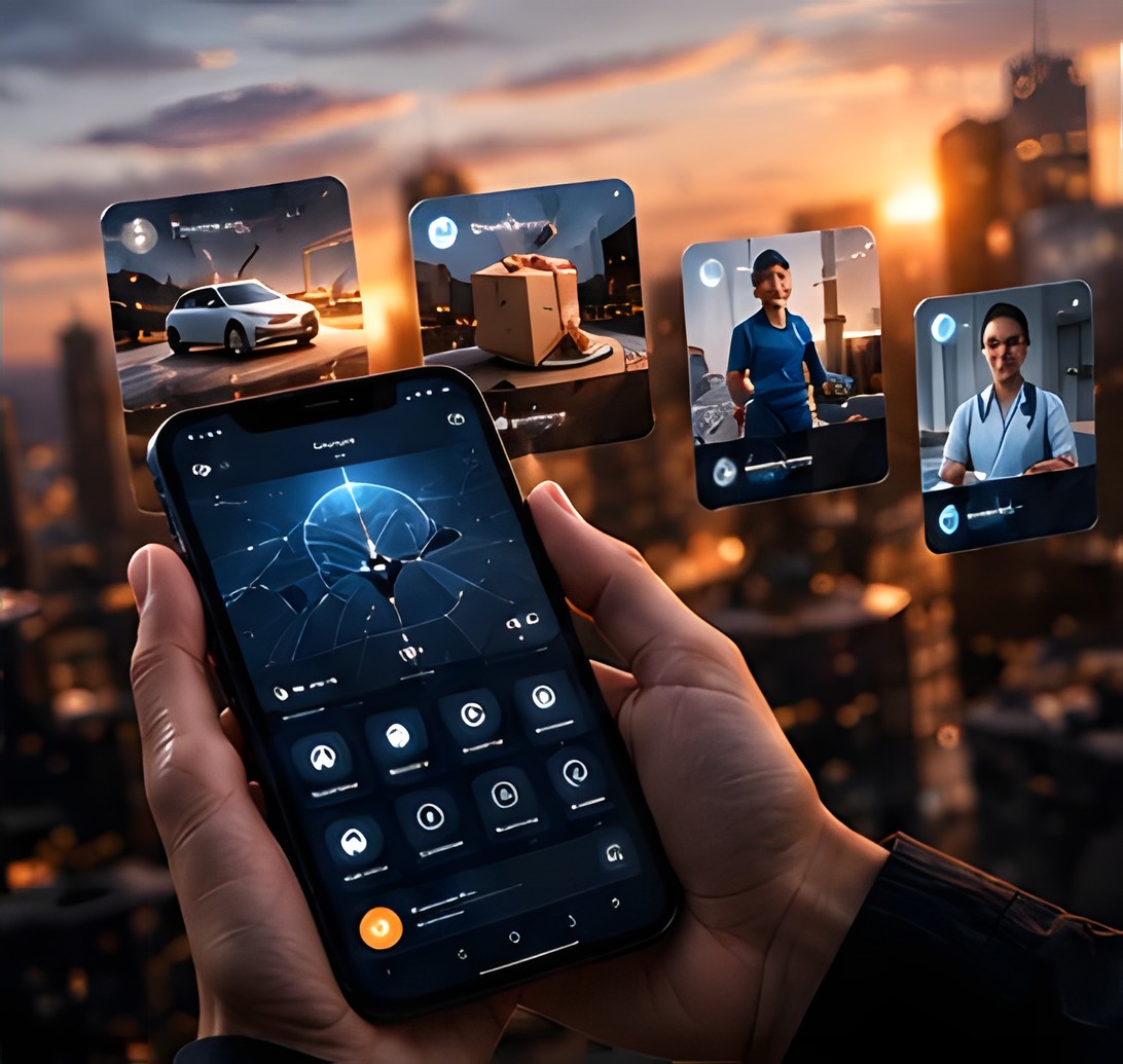Súper app móvil con servicios de transporte, delivery y salud